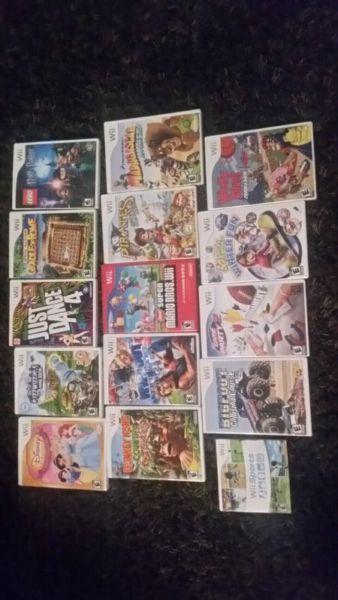 Nintendo Wii and 15 games