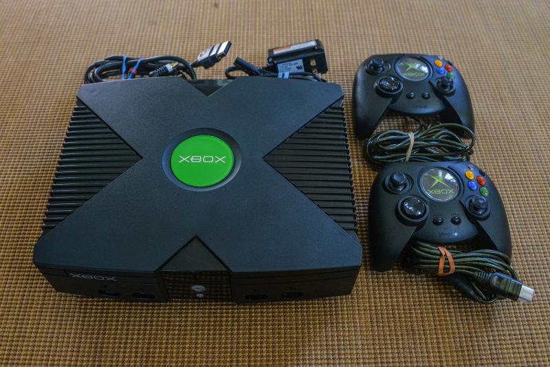 Original Xbox, Five Games and Two Controllers