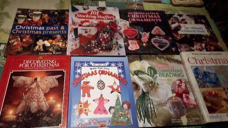 8 XMAS PATTERN BOOKS - 1 LOT ONLY