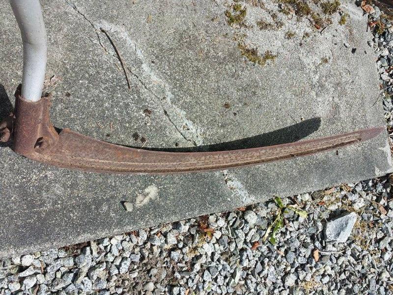 vintage scythe , still sharp and works