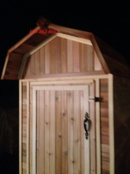 Cedar shed 4x8