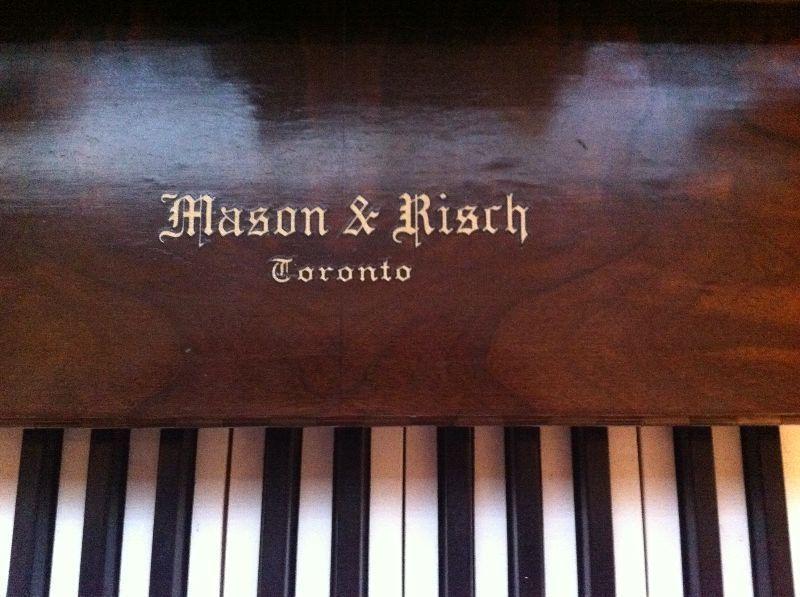 Mason and Rich piano