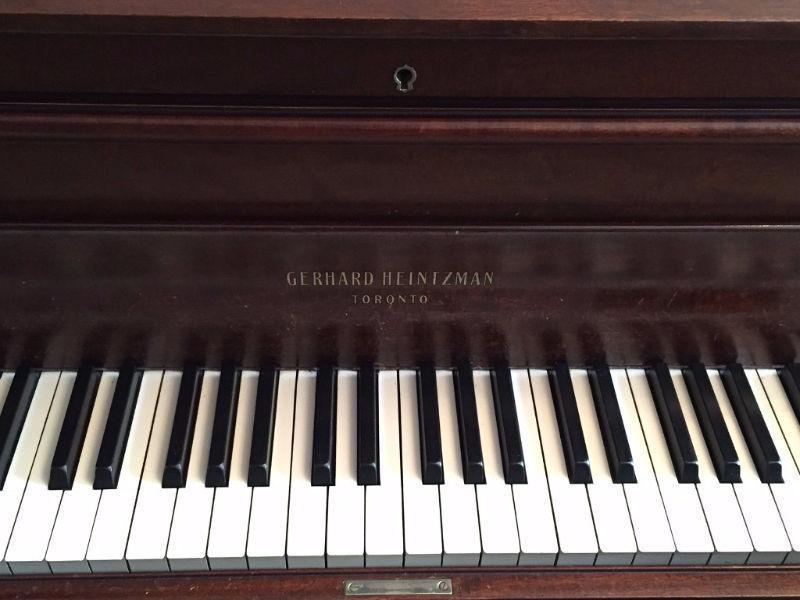 Heintzman baby grand piano