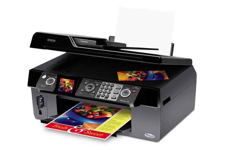 Epson Workforce All-in-one Printer with extra ink (read)