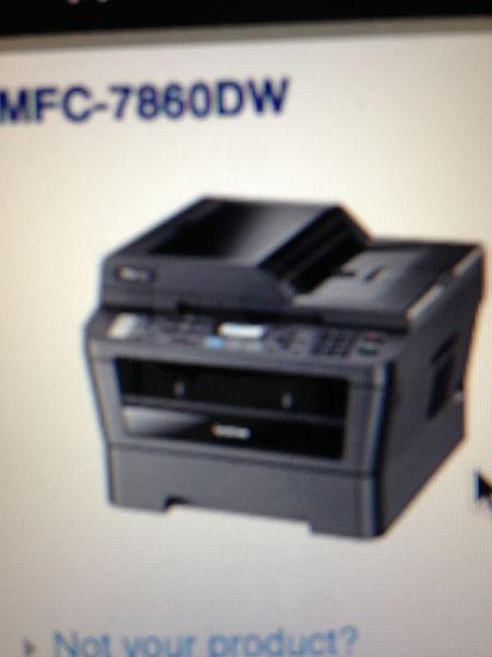 MFC-7860DW is ideal for any desktop or small office LIKE NEW