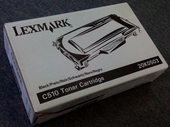 Lexmark toner C510 black, 20K0503