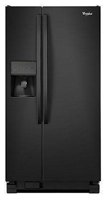 New Whirlpool Side-by-Side Refrigerator with water and ice