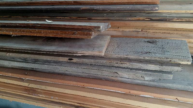 Original BC Lumber 75 yr old reclaimed WOOD lot