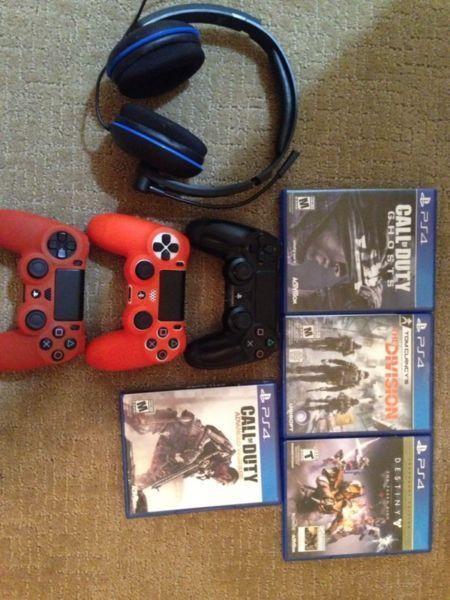 Ps4 with lots of extras! Priced to sell!