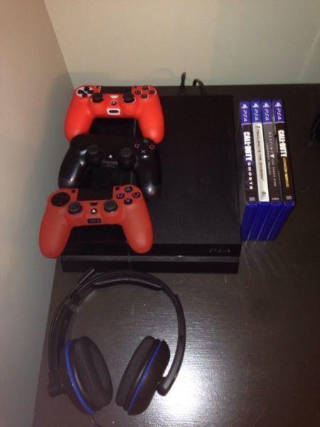 Ps4 with lots of extras! Priced to sell!