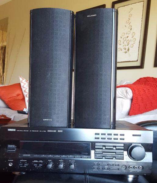 Yamaha Receiver and speaker