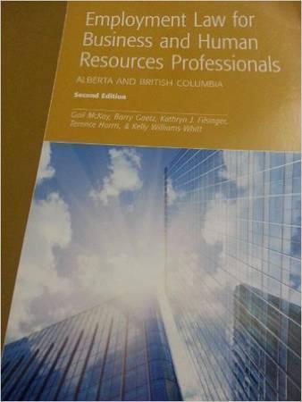 Employment Law for Business and Human Resources Professionals