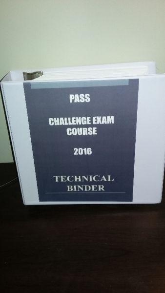 CPA PASS Technical Binder