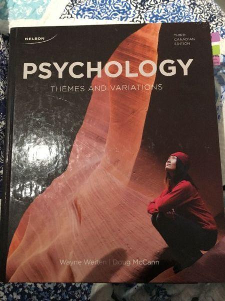 Psychology themes and variations 3rd edition