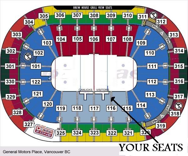 1/4 or 1/2 Season for 2016-17 Canucks Games (Reds)