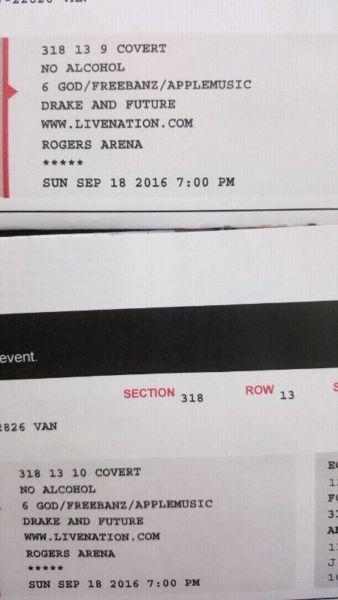 Drake Tickets (2)