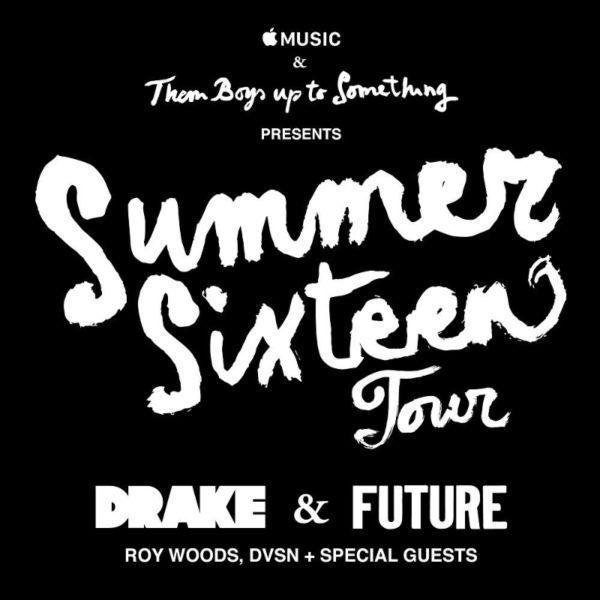 2 Tickets Drake & Future 'Summer Sixteen' Tour Lower Bowl 110
