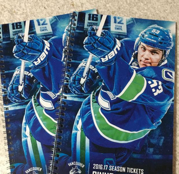 Canucks 2016/17 Tickets - CENTRE ICE GREAT PRICES!!