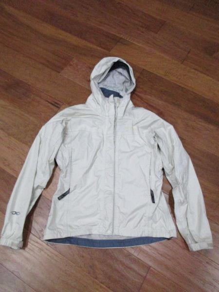 Womens White Marmot Rain Jacket
