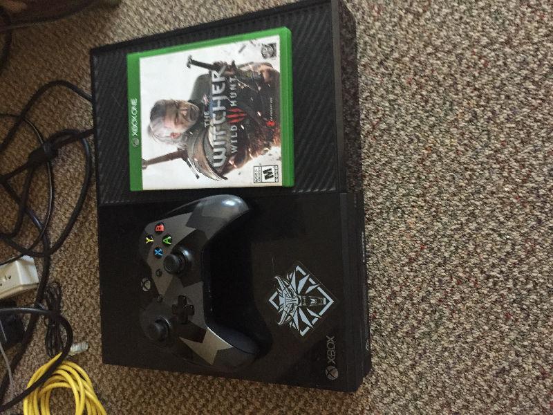 Xbox one with one game and controller