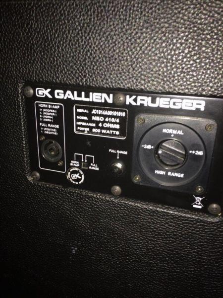 Wanted: GALLIEN KRUEGER neo 410/4 bass cabinet