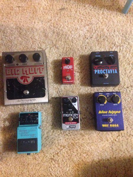 5 Guitar Pedals up for grabs!
