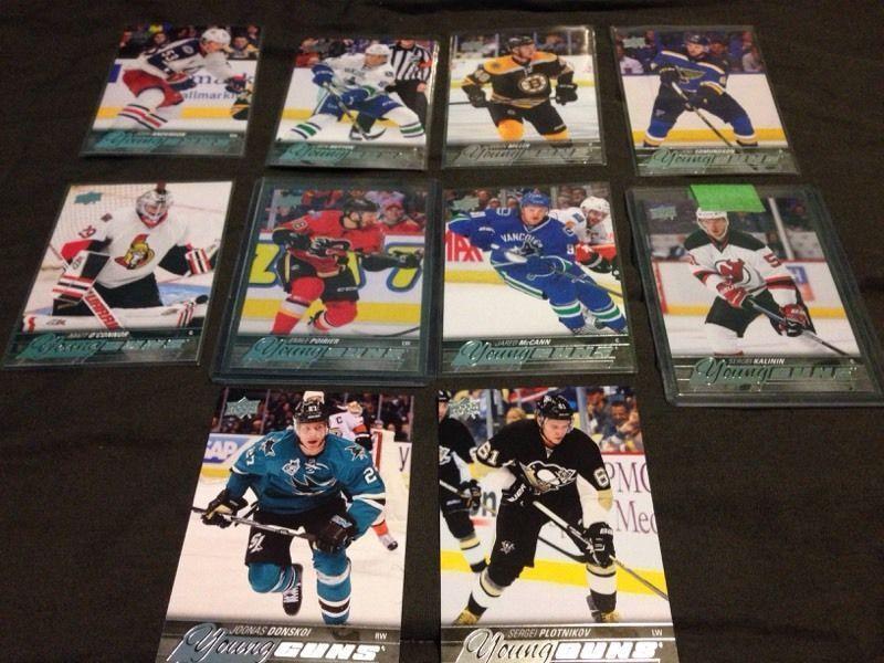 10 young guns hockey rookie card lot 2015-16 upper deck