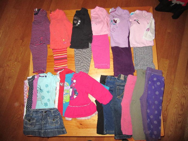 Baby girl's clothing - 12 months and 12-18 months