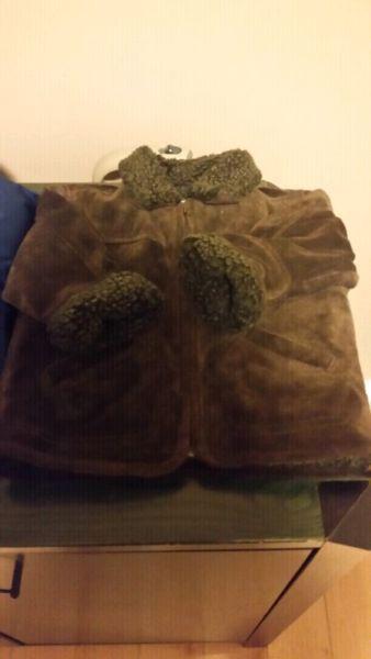 Brown Suede Jacket - Size 18M
