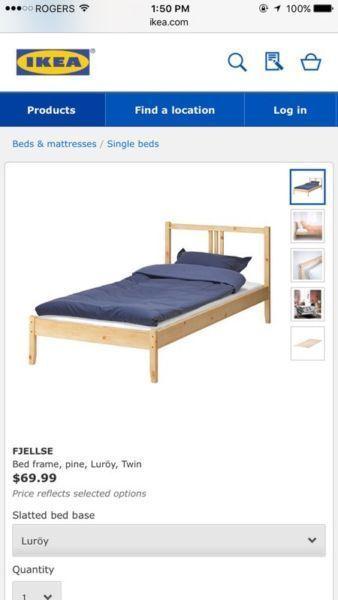 Almost new IKEA bed