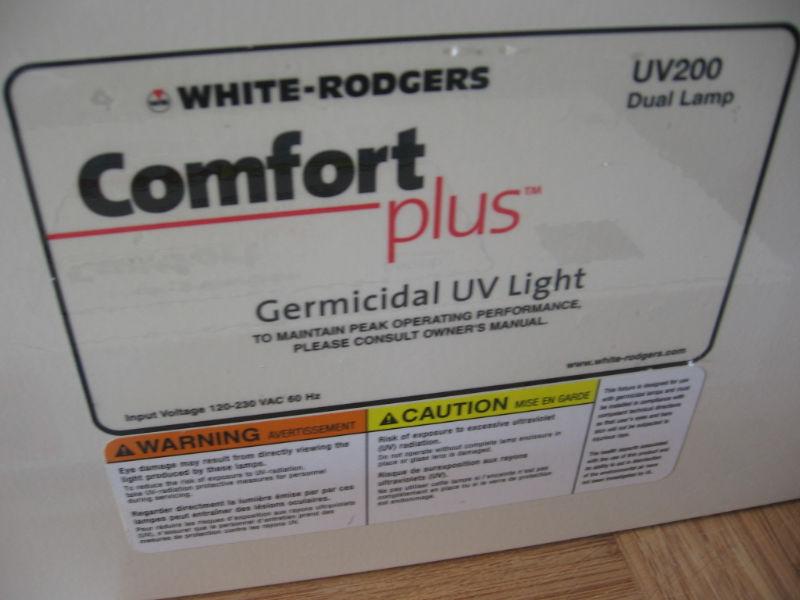 White Rodgers UV200 Germicidal Dual UV Light