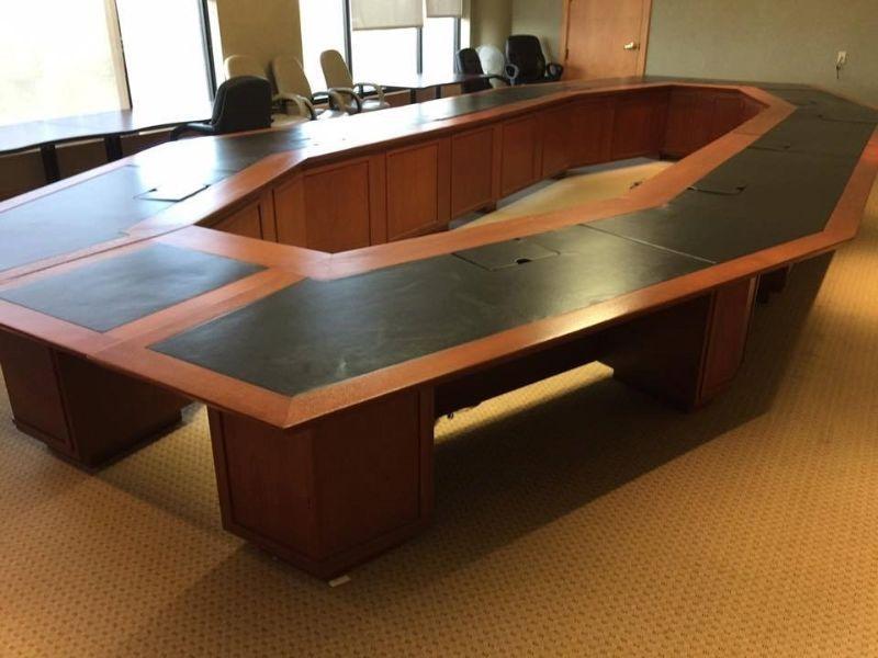 Beautiful Cherry Executive Boardroom Table