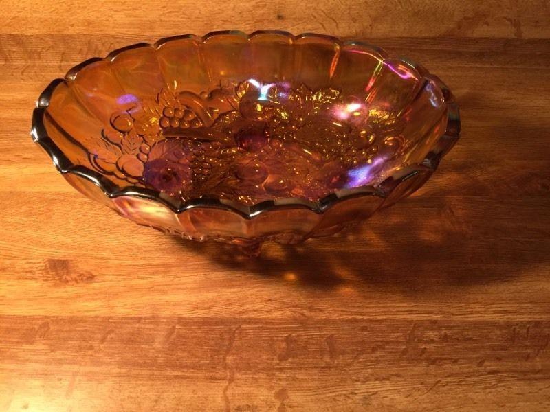 Antique fruit bowl