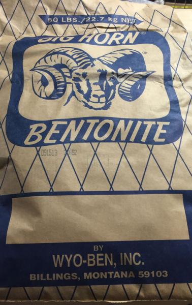 BENTONITE 50lbs Bag (PILING POWDER) (over 100qty left)