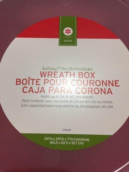 Wanted: Christmas wreath box