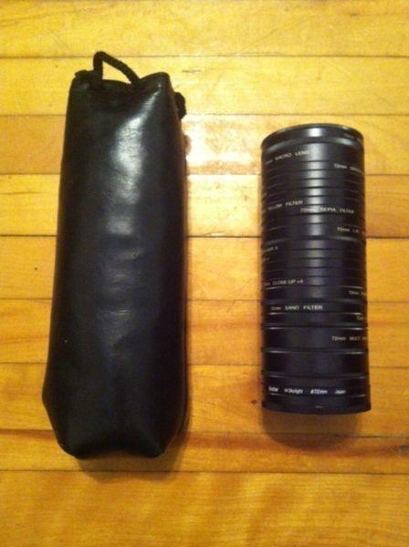 72mm filter package and case