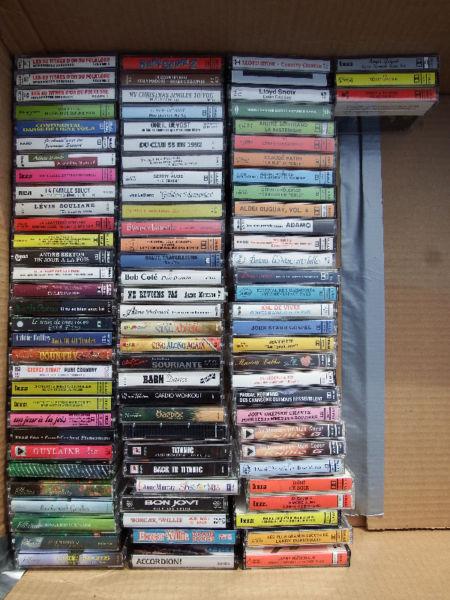96 Cassette Audio Country Western French & English