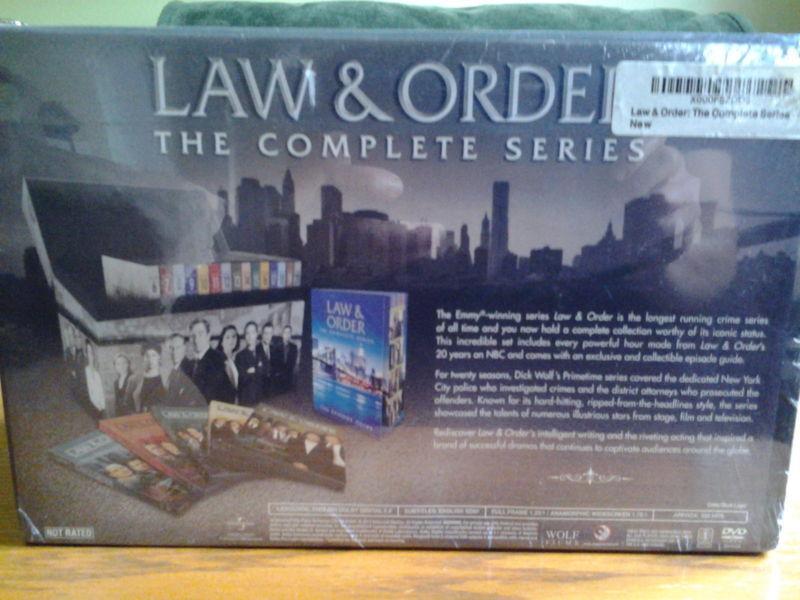 Law and Order - The Complete Series- NEW NEVER OPENED