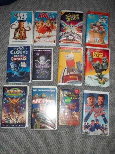 Many VHS for sale!