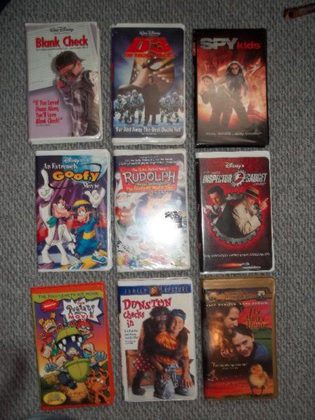 Many VHS for sale!