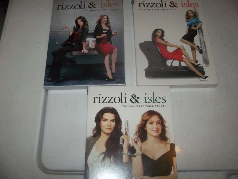 rizzoli & isles dvd season 1 to 3