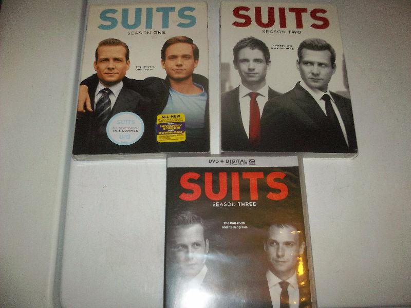 suits dvd season 1 to 3