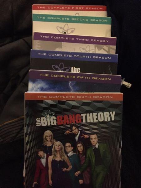 Season 1-6 of The Big Bang Theory
