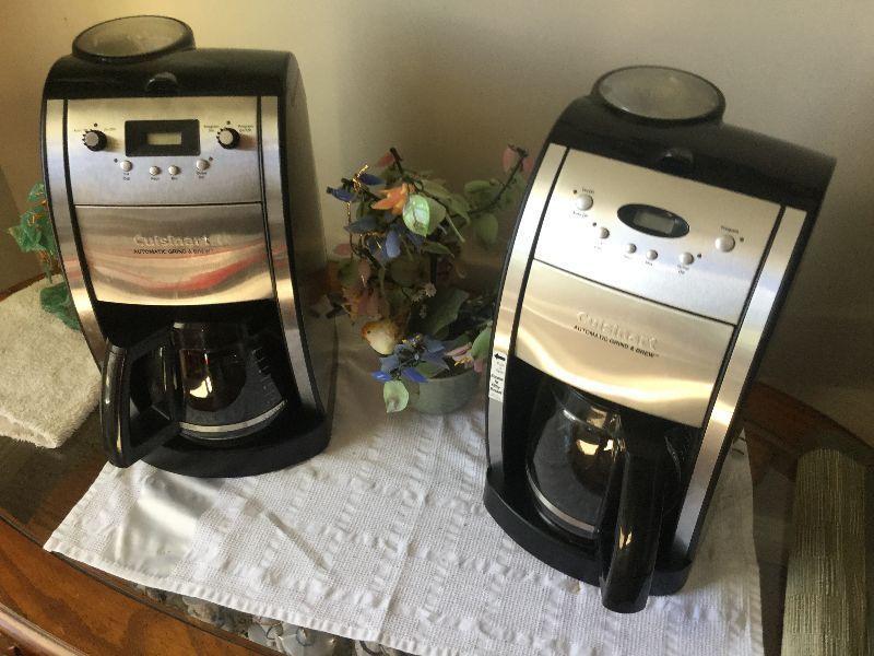 Two Cuisinart coffee makers