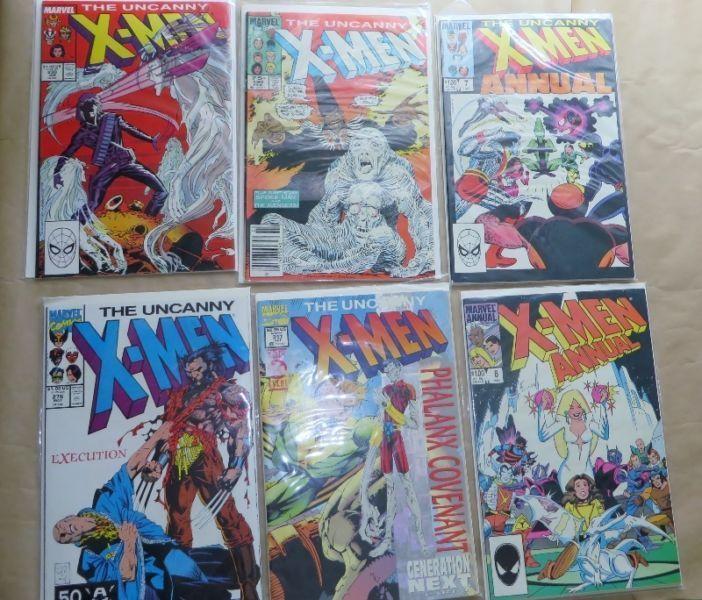 Xmen Comic Books.- 6 books