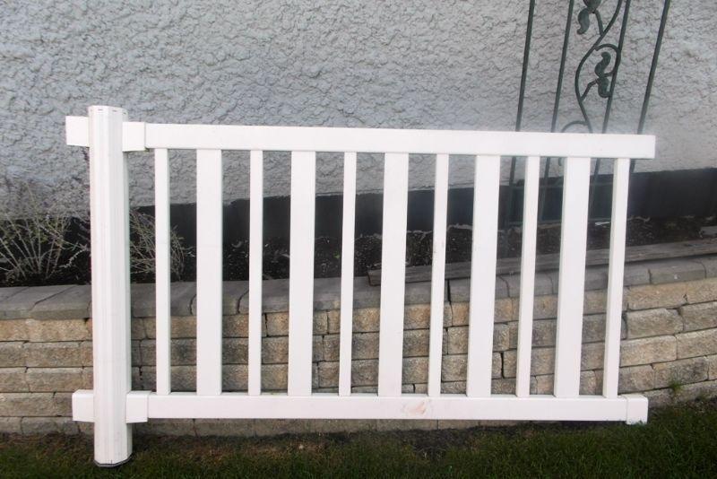 White PVC Fence