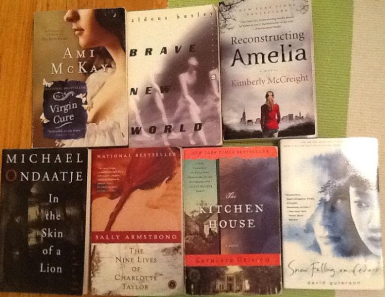 10 Good Reads! $5 each 5/$20!!!great condition Michael Ondaatje