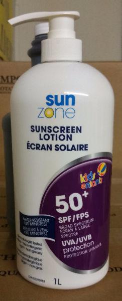 Don't let a sunburn ruin your Vacation, SPF 50, 1 L. Sunscreen
