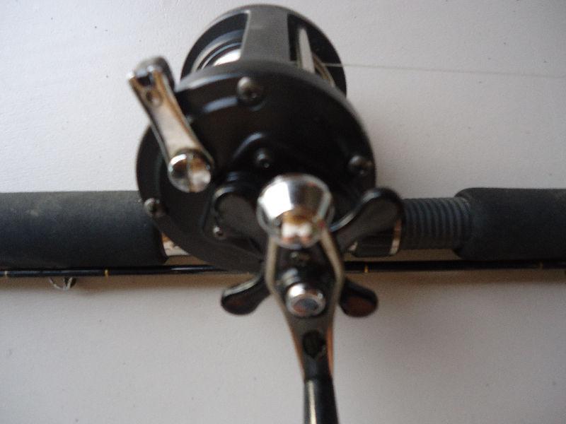 Shimano 9' rod with Triton level reel