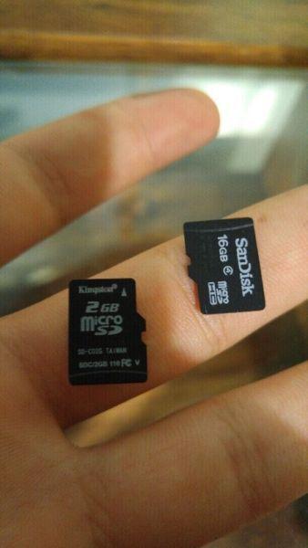 two micro sd's for $15